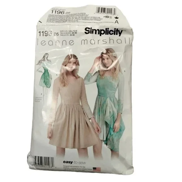Simplicity | Dresses | Simplicity Pattern 196 Dresses Easy Misses Sizes 4 6 8 1 12 Uncut | Poshmark Simplicity | Dresses | Simplicity Pattern 196 Dresses Easy Misses Sizes 4 6 8 1 12 Uncut | Poshmark